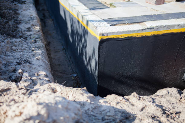 Residential Waterproofing installation at a Knowlesville, NY home by SJ Waterproofing Pros